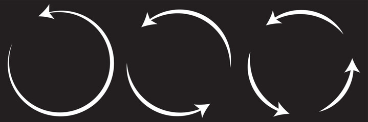 Fototapete - circle arrow icon. rotate arrow icon. refresh vector icon. restart or reload vector symbol. update r