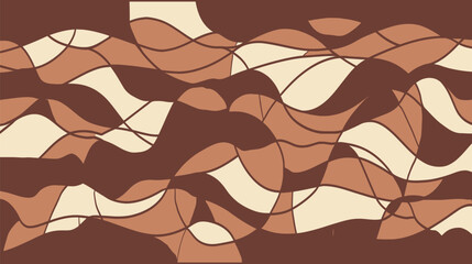 Poster - Abstract polygons curve dynamically in colorful geometric pattern background