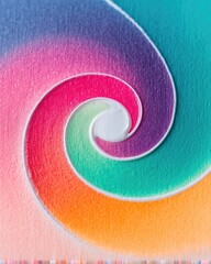 Poster - Abstract Swirl Acrylic Paint Texture with Soft Glitter