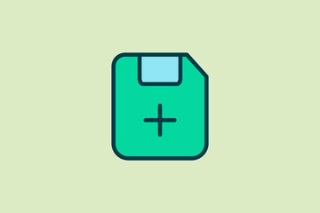 Fototapete - Upload icon. icon related to UI elements. suitable for web site, app, user interfaces,element, printable etc. flat line icon style. simple vector design editable