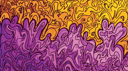 Poster - Fluid figures create dynamic forms abstract background design
