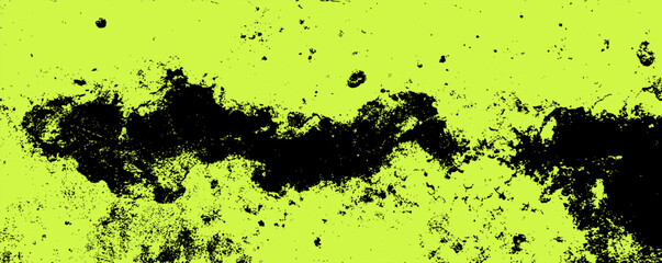 Poster - Vivid abstract artwork featuring neon green and black tones with a textured surface representing dynamic energy