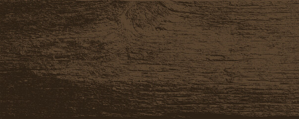 Poster - Authentic dark brown wood texture showcasing natural grains and patterns found in a rustic setting