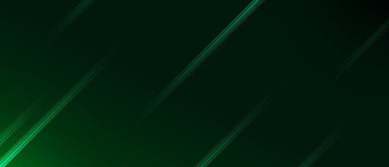 Fototapete - Abstract green background with diagonal light lines