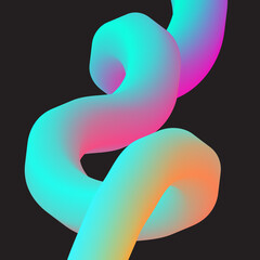 Poster - vector illustration of a abstract background