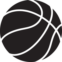 Basketball silhouette ball icon. Ball icon. Sport ball icon. Black basketball symbols. Basketball silhouette sport silhouette vector
