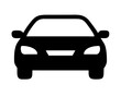 © Stock House  - Sedan Car Silhouette Vector - Minimalist Outline Isolated on White Background