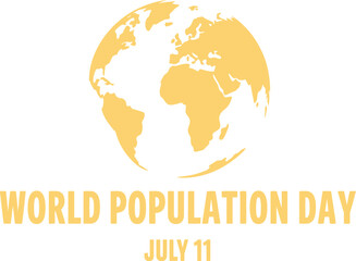  World Population Day July 11th Global Population Graphic