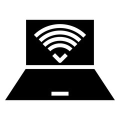 Poster - wireless vector icon