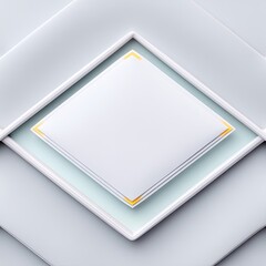 Poster - Folded Paper Texture Arranged in Rhythmic Minimalist Geometric Pattern