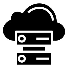 Poster - cloudbased vector icon