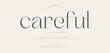 © Bn Designs - Careful, Elegant Font Uppercase Lowercase and Number. Classic Lettering Minimal Fashion Designs. Typography modern Serif fonts regular decorative vintage concept.