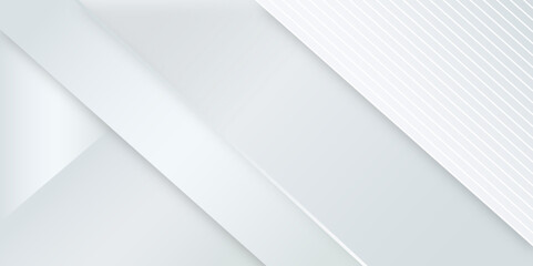 Poster - Modern abstract white background design.