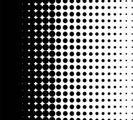 Aufkleber - Black and white halftone pattern background vector illustration for graphic design and web design use editable stock vector illustration