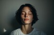 © nik_yurginson - Guided breathing exercise with a relaxed individual in a calm indoor setting during daylight hours