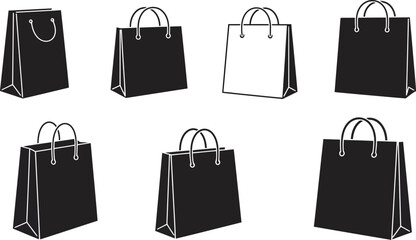 Poster - shopping bags vector illustration for retail business design and marketing promotion material templa