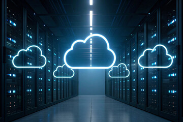 Poster - Cloud Computing Data Center Server Room Digital Transformation and Innovation