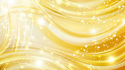 Poster - Golden background shimmering abstract light sparkle swirl texture bright festive elegant