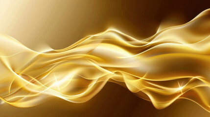Poster - shimmering silk lines flowing in graceful abstract patterns create mesmerizing visual experience. go