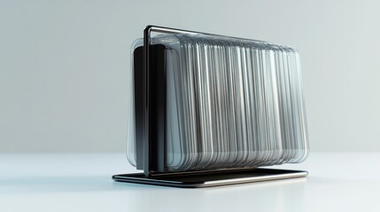 Abstract, modern display stand