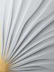 Aufkleber - Intricate Paper Cut Sunbeam Pattern With Clean Space Highlighting Layered Design and Subtle Shading