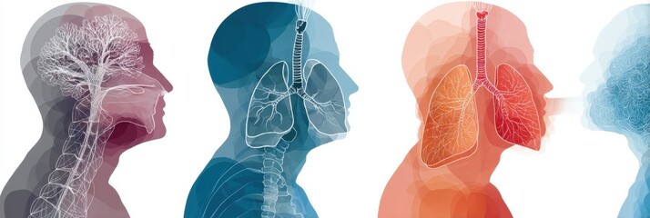Poster - Comparison of Asthma, COPD, and Lung Cancer in a Side-By-Side Infographic for Better Understanding of Respiratory Diseases