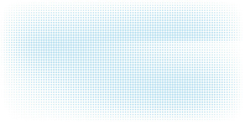 Poster - Seamless polka dot pattern. Vector repeating texture. Polka dot with color pastel background. Blue polka dot pattern. Blue polka wrapping texture. Vector illustration
