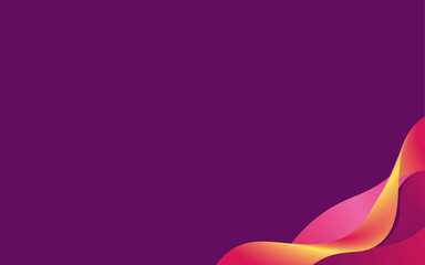 Poster - purple wave background