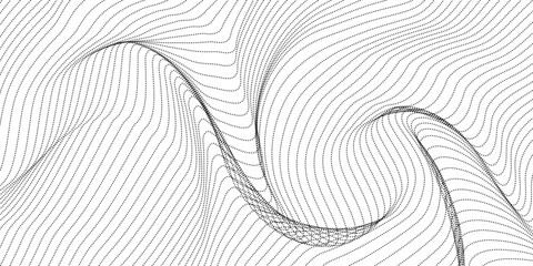 Aufkleber - Dotted gradient halftone background. Horizontal seamless dots pattern in pop art style. Abstract modern stylish texture. Vector illustration.