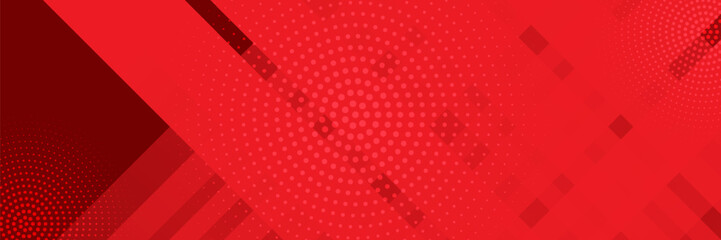 Aufkleber - Red banner background with modern dynamic stripes and lines. Suit for business banner