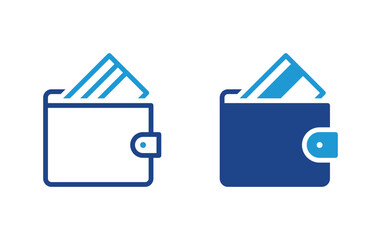 Poster - Wallet icon, Wallet sign vector	