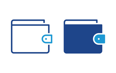Poster - Wallet icon, Wallet sign vector	