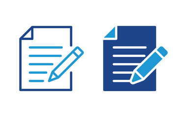 Poster - document write icon	