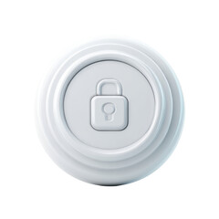 Poster - A 3D Transparent PNG Icon Featuring a Padlock Symbol Representing Security and Encryption Technologies Worldwide for Protection Services