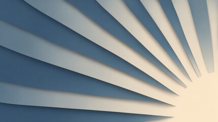 Poster - Intricate Paper Cut Sunbeam Pattern With Clean Space Offering Artistic Design and Visual Texture