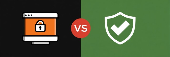 Poster - Comparison of Secure and Insecure Websites Highlighting Key Differences in Security Features and Implications for Users Safety and Data Protection