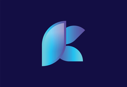 Abstract Modern Colourful Minimalist logo design, Vector illustration