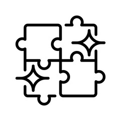 Poster - Problem Solving line icon. linear style sign for mobile concept and web design. Outline vector icon. Symbol, logo illustration. Vector graphic