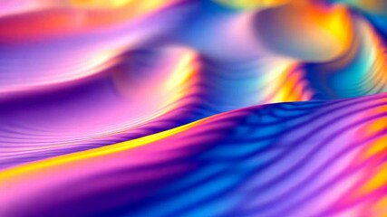 Poster - A vibrant, abstract image showcasing flowing, colorful waves of light and energy.