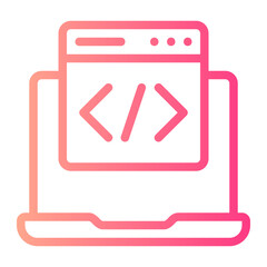 coding gradient icon
