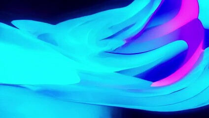 Fototapete - Abstract swirling gradient of dark blue, purple, and cyan colors creating a dynamic and modern design