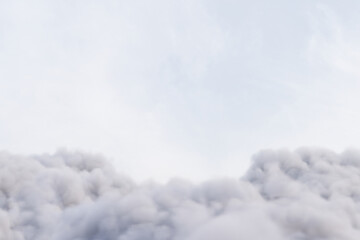 Wall Mural - 3D rendering Cloud and sky on heaven, Used for display products or advertising