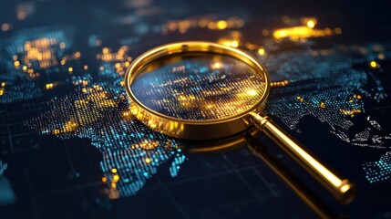 Poster - Global Data Analysis: A Magnifying Glass Reveals Worldwide Digital Connections