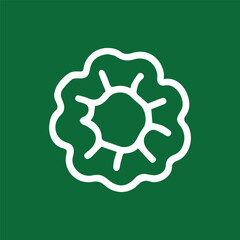 Poster - Abstract Floral Design Simple and Clean Aesthetic Perfect for Branding