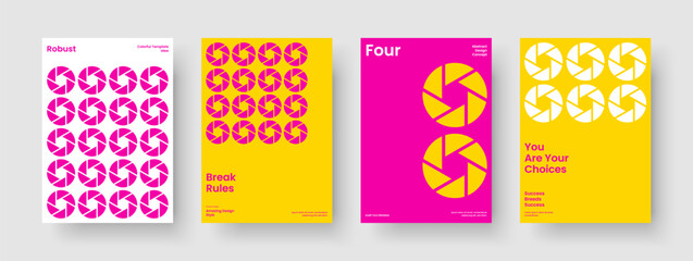 Wall Mural - geometric brochure design. abstract flyer layout. modern poster template. book cover. business prese