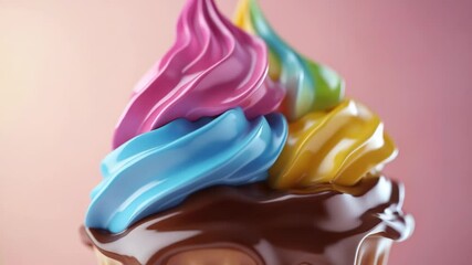Aufkleber - A sweet treat, perfect for a hot summer day or a special dessert