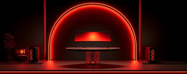 Wall Mural - futuristic tech-inspired 4k wallpaper with blue circuit board design elegant 4k computer background 