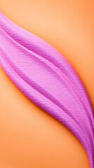 Poster - Pink Glitter Swirl on Coral Background