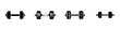© AI04 - Set of black icons representing different types of dumbbells and weights for fitness and gym designs