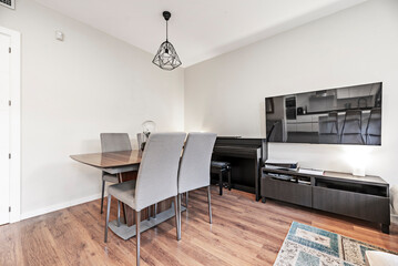 Poster - The choice of material will affect both the appearance and durability of the chairs.